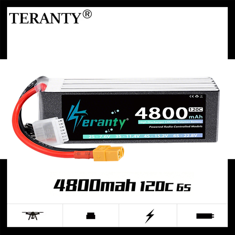 Drone Battery Connector - TERANTY 6S 4800mAh แบตเตอรี่ลิโป้ 22.8V 120C/240C