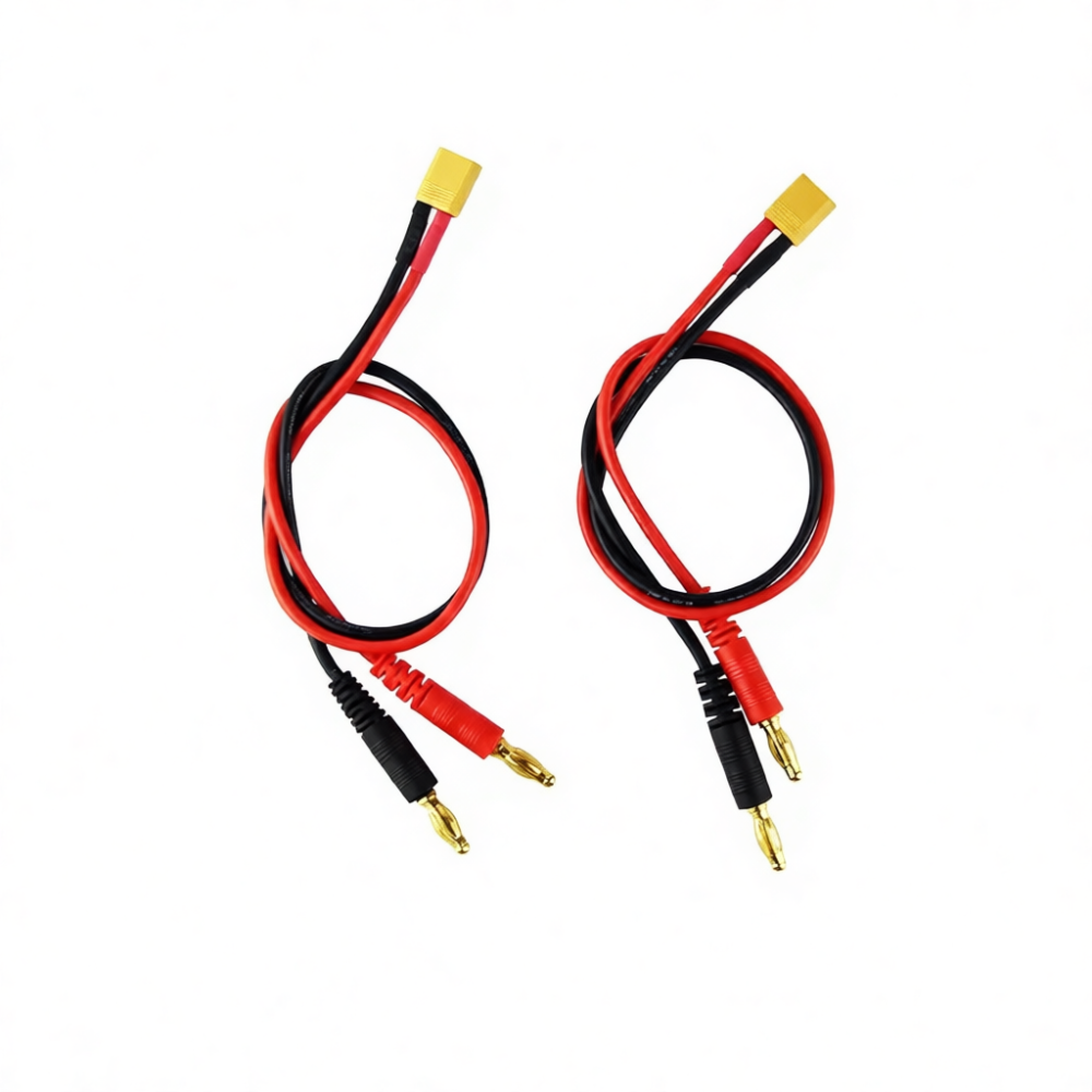 Drone Battery Connector - สายเชื่อมต่อ RC แบบ XT30 หัวต่อตัวเมีย พร้อมสายปลั๊กกล้วยขนาด