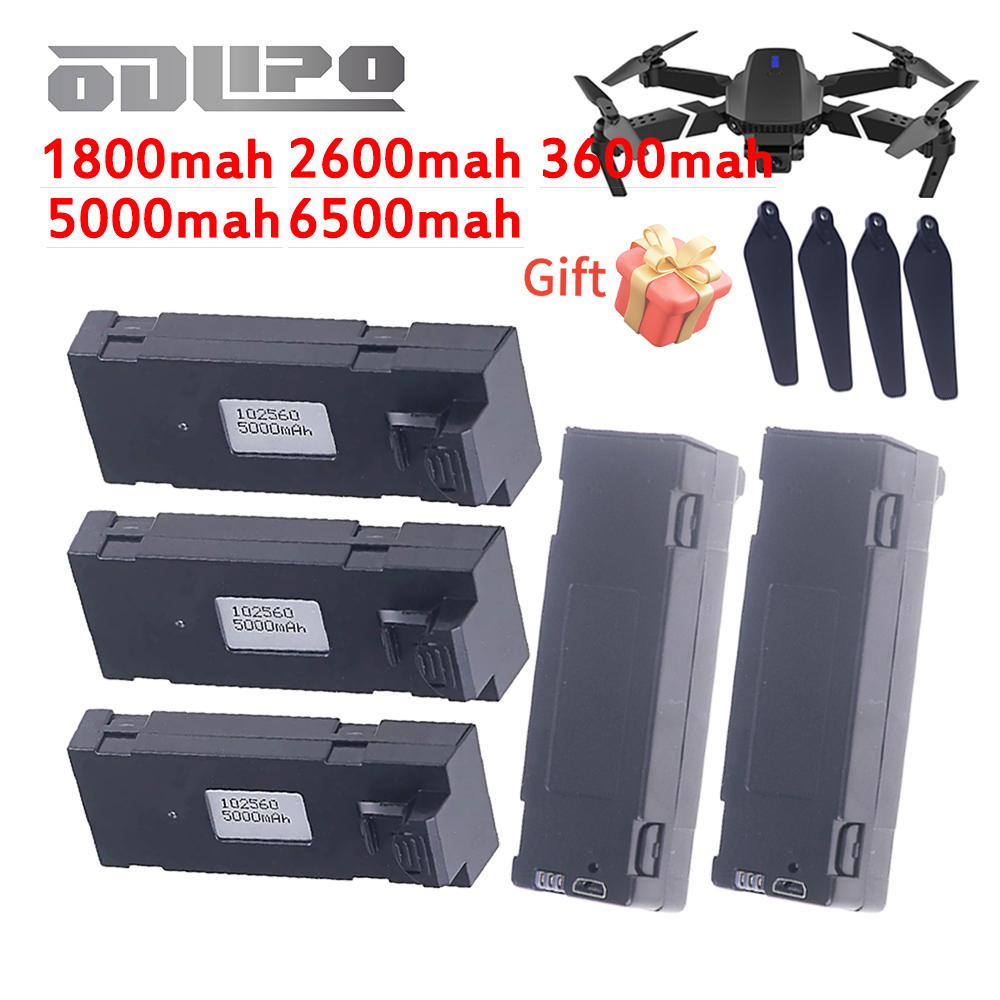 อัพเกรดใหม่ E88 แบตเตอรี่ 6500 - Eachine Drone E58 บทวิจารณ์และราคา
