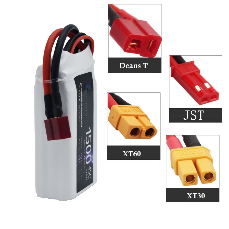 3S 11.1V LiPo แบตเตอรี่ Deans  - Drone Battery 4S บทวิจารณ์และราคา