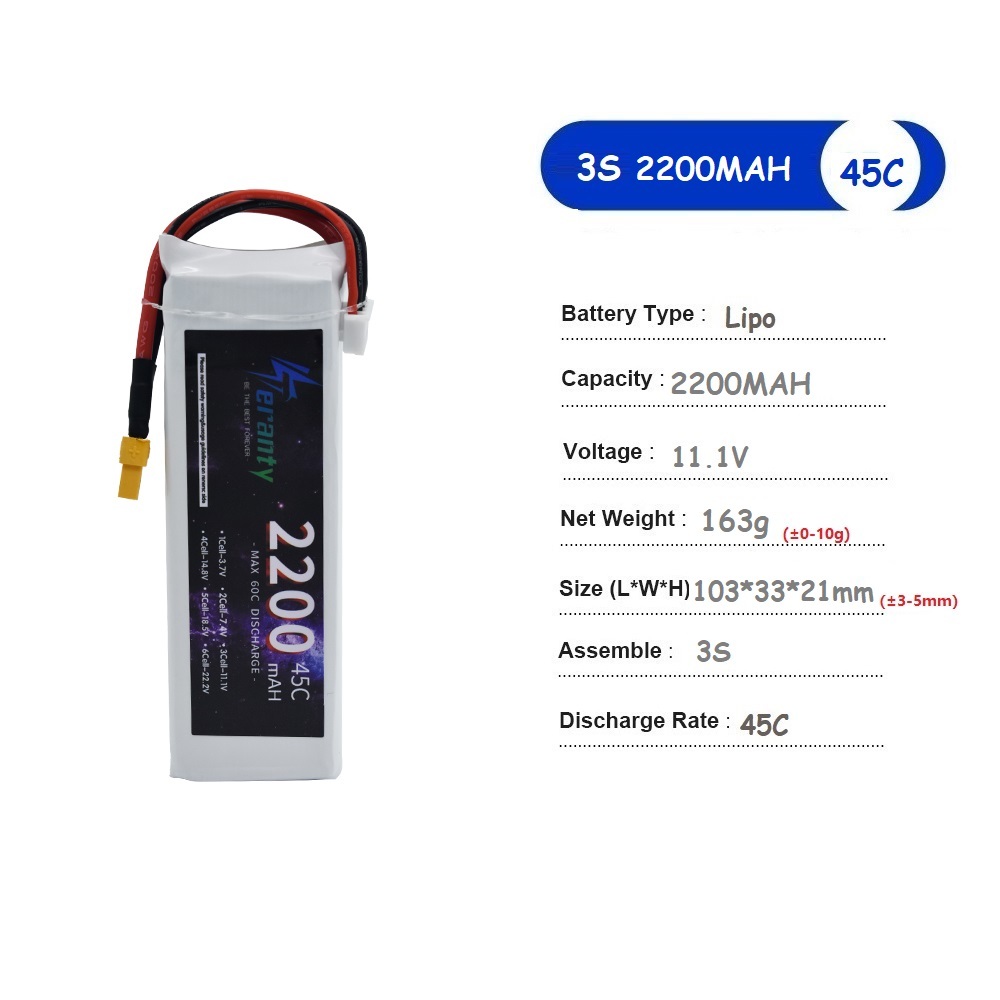 3S 11.1V LiPo แบตเตอรี่ Deans  - Drone Battery 4S บทวิจารณ์และราคา