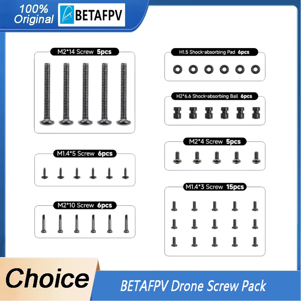 อะไหล่แท้จาก BETAFPV ชุดสกรูคร - Drone Battery Bag บทวิจารณ์และราคา