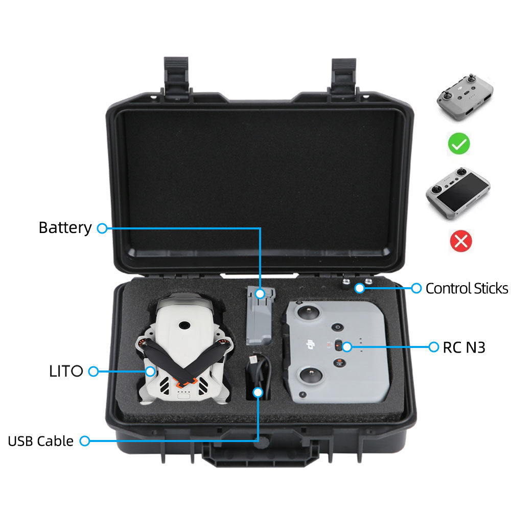 กระเป๋าพกพาสำหรับ DJI Lito 1 ก - Drone Battery Case บทวิจารณ์และราคา